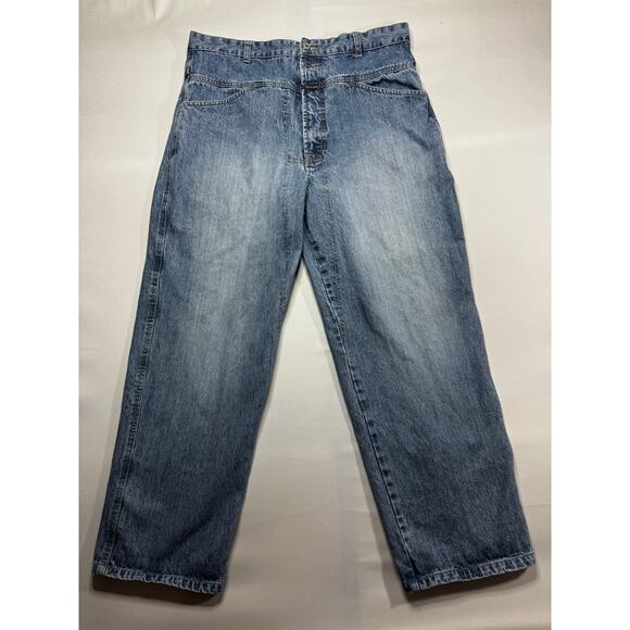Le Jean De Marithe Francois Girbaud Men's 90s Baggy Jeans - Size 36S (37x29) - Picture 1 of 7